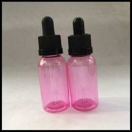 الصين الوردي 30ML الحيوانات الأليفة زجاجات ماصة بلاستيكية للتغليف مستحضرات التجميل ممتازة الأداء درجة حرارة منخفضة المزود