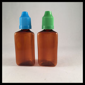 الصين العنبر 30ML البلاستيك PET زجاجات السائل ، زجاجات المثلث بخار السائل المزود