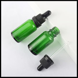 الصين الزجاجات الخضراء من الضروري النفط زجاجات التجميل بالقطارة الحاويات 30 مل موافقة توفالو المزود