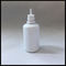 30ML زجاجات من البلاستيك الأبيض زجاجات القطارة PET فارغة زجاجات السائل المزود