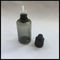أسود 30ML زجاجة السائل E زجاجات القطارة زجاجة بلاستيكية E السجائر المزود
