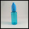 زجاجات بلاستيكية القطارة PET 20ML الأزرق مع غطاء العبث Childproof غير سامة المزود