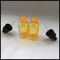 زجاجات ماصة البرتقال البلاستيك الغذاء الصف لتعبئة النكهة السائلة المزود