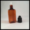 العنبر 30ML البلاستيك PET زجاجات السائل ، زجاجات المثلث بخار السائل المزود