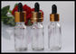 شفاف زجاج زجاجات الزيت العطري الاستقرار الكيميائي الصحة / السلامة المزود