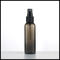 شكل دائري زجاجات رذاذ بلاستيكية فارغة الأسود إعادة الملء حاوية مستحضرات التجميل 60ML المزود