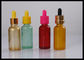 30ML مخصص زجاجات الزجاج الظلام القطارة لتعبئة مستحضرات التجميل الصف الطبية المزود